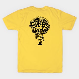 Derby Dude - Gold Shirt Black Ink T-Shirt